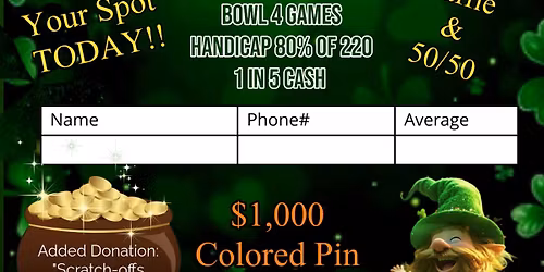 Luck of the Irish Singles Tournament