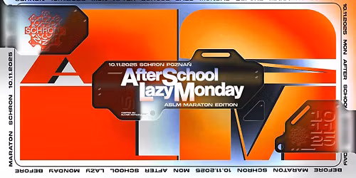AFTER SCHOOL LAZY MONDAY: BEFORE MARATON EDITION