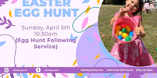 Resurrection Sunday and egg hunt