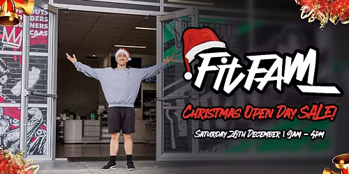 FitFam Christmas Open Day & Sale \u2013 Fraser Cove
