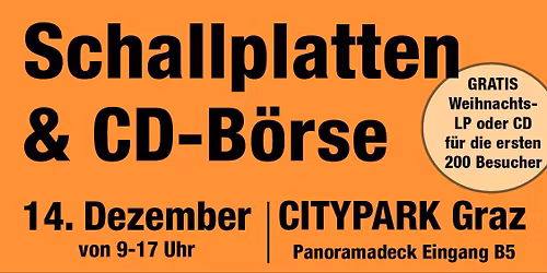 Schallplatten und CD B\u00f6rse CITYPARK GRaz