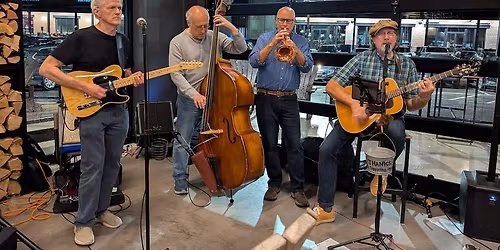 Big Blue House in the Back Room