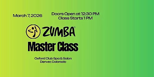 Zumba Master Class with Bogamo