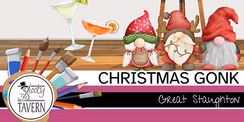 Booze & Brushes - Christmas Gonk