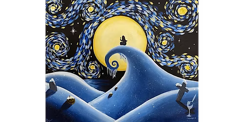 Van Gogh's Spooky Night - Paint and Sip in Houston | Classpop!\u2122