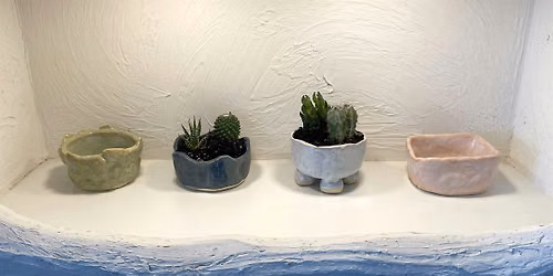 Mini Planter Pottery Class - Intro to Pottery Workshop