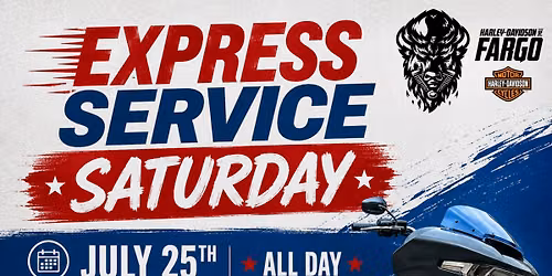 Express Service Saturday + $1 Happy Hour