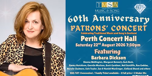 TMSA 60th Anniversary Patrons\u2019 Concert at Perth Concert Hall