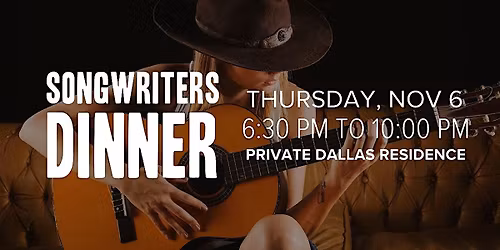 Songwriters Dinner