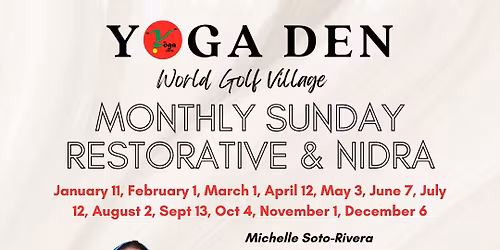 Monthly Sunday Restorative & Nidra
