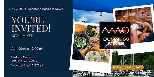 NoVA MNO APRIL  Lunchtime Business Mixer