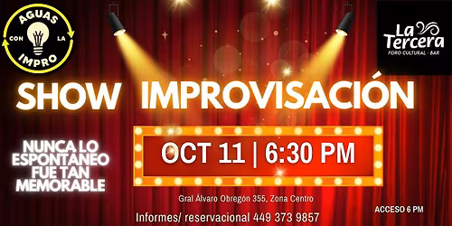 Show de improvisación en la Tercera Foro Cultural