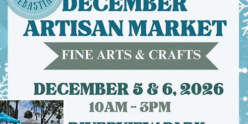 Sebastian Craft Club\u2019s TWO DAY December Market