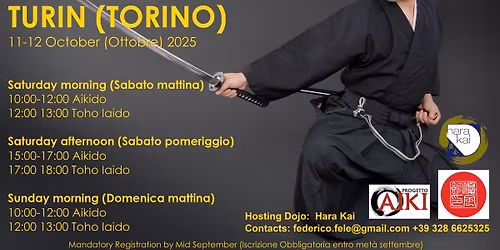 FIRST INTERNATIONAL AIKIDO SEMINAR IN ITALY WITH TAKASHI KUROKI SENSEI