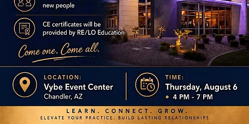 RE\/LO Education CE Class - ARIZONA REAL ESTATE AGENCY LAW: UNDER
