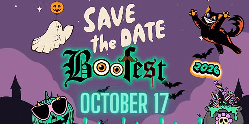 SAVE THE DATE: BOOFEST 2026