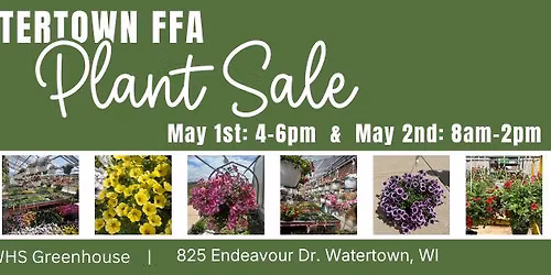 2026 Watertown FFA Plant Sale
