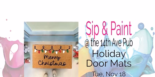 SOLD OUT Holiday Door Mats