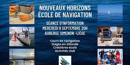 S\u00e9ance info Nouveaux Horizons - cours de navigation