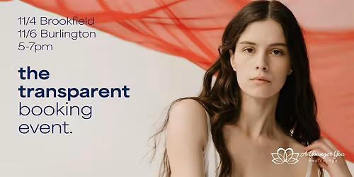 A Younger You Burlington: The Transparent Booking Event