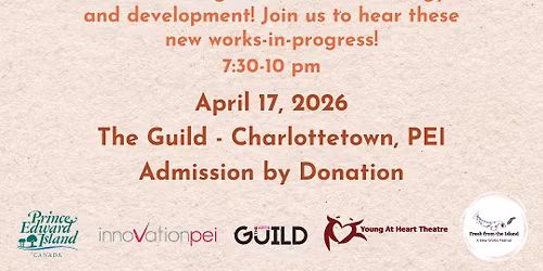 PARC PEI Playwrights Cabaret and New Play Readings