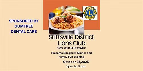 SPAGHETTI DINNER AND FAMILY FUN NIGHT