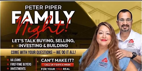 Team Kirby\u2019s Family Night for Home Buyers & Sellers!