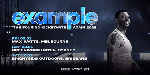 EXAMPLE - The Touring Kickstarts Again 2026 - Brisbane