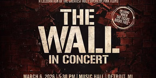 Pink Floyd Tribute Concert "The Wall In Concert"