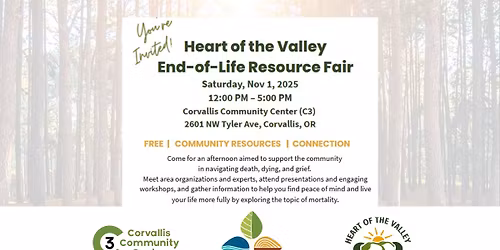 Heart of the Valley End-of-Life Resource Fair