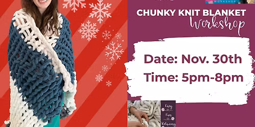 \ud83e\uddf6 NEW Chunky Knit Blanket Workshop \ud83e\udde3