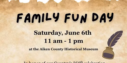 Family Fun Day - Colonial Calligraphy