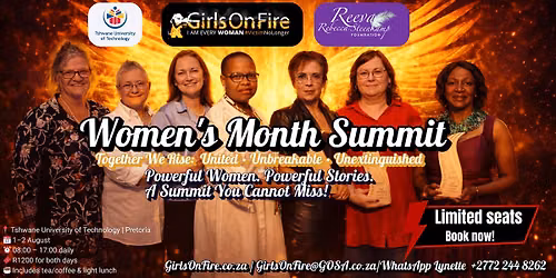WOMEN'S SUMMIT 2026 Together We Rise: United, Unbreakable, Unextinguished