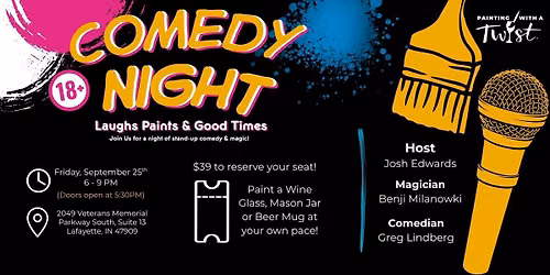 Comedy & Paint Night!
