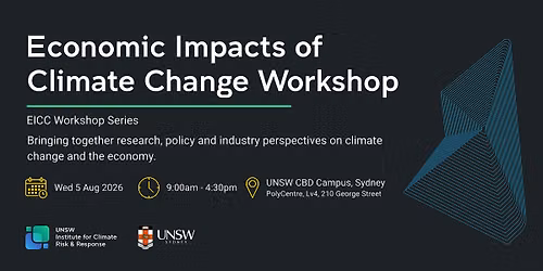 Economic Impacts of Climate Change Workshop