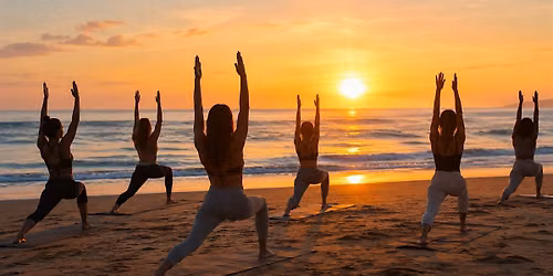 Beach Yoga Flow by soul-A-bliss