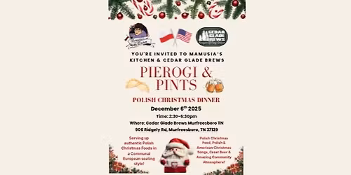 Pierogi & Pints: Traditional Polish Christmas Dinner