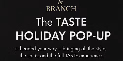 The Taste Holiday POP-UP