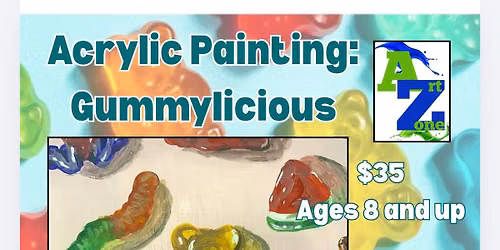 Acrylic Painting: Gummylicious