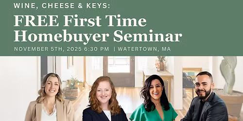 Wine, Cheese & Keys: FREE Homebuying Class & Happy Hour