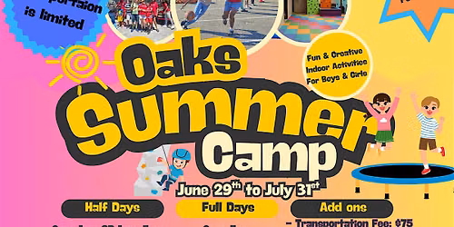 Oaks Dynamics Inclusive Summer Camp 2026