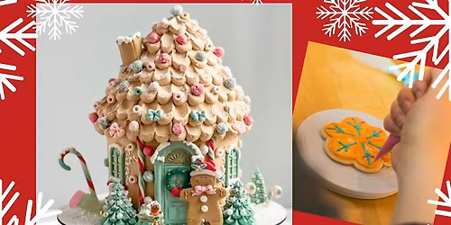 Whimsical Gingerbread Cake House