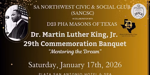 Dr. Martin Luther King, Jr., 29th Annual Commemoration Banquet 