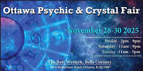 Ottawa West Psychic & Crystal Fair