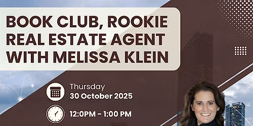 Book Club, Rookie Real Estate Agent with Melissa Klein