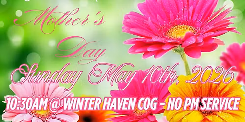 Mother\u2019s Day Service 