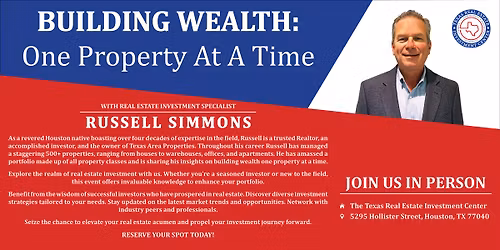BUILDING WEALTH: One Property At A Time;  Real Estate Continued Education