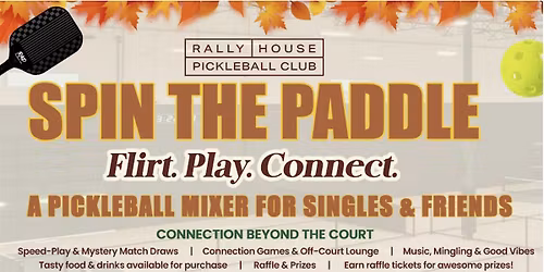 Spin The Paddle: A Pickleball Party for Singles & Friends