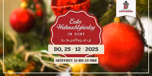 Erster Weihnachtsfeiertag im Dorf