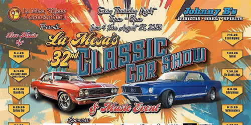La Mesa Classic Car Show & Live Music Event